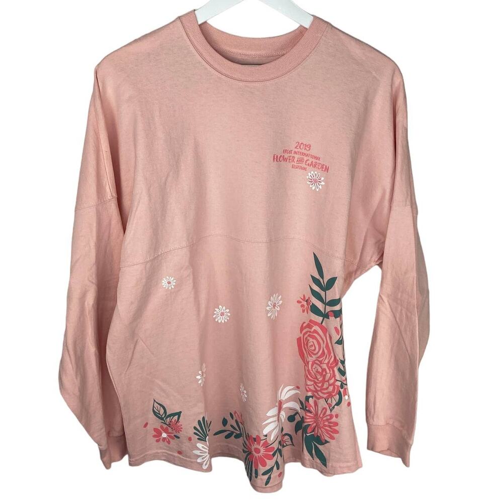Disney Spirit Jersey Garden Party Minnie Mouse Long Sleeve T Shirt - Women's e M